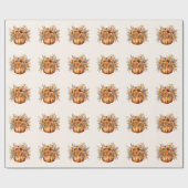 Pumpen mit Blume- Geschenkpapier (Flach)