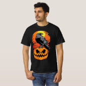Pumpen mit Crow T-Shirt (Vorne ganz)