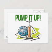 Pumpen Sie es oben Postkarte (Vorne/Hinten)