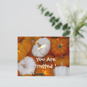 Pumpen. Sie sind eingeladen ! Einladungspostkarte (Stehend Vorderseite)