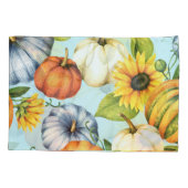 Pumpen, Sonnenblumen, Aquarellbilder Kissenbezug (Rückseite)
