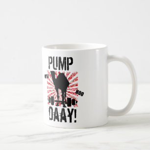 Pumpen-Tagesweightlifting-Kamel-Tasse Kaffeetasse