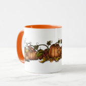 Pumpen und Herbstleder Tasse (Vorderseite Links)