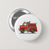 Pumper-Rettungs-Löschfahrzeug-Feuerwehrmann Button (Vorne & Hinten)