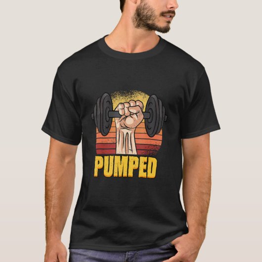 Pumpgymnastik-Fitness T-Shirt (Vorderseite)