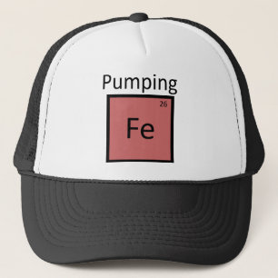 Pumping Iron Periodensystem Chemie Element Truckerkappe