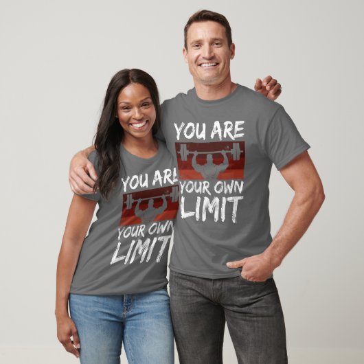Pumping Strength Sports Say Your Limit Mindset fun T-Shirt (Unisex)