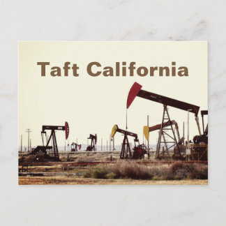 Pumpjacks in Taft Kalifornien Postkarte