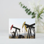Pumpjacks Postkarte (Stehend Vorderseite)