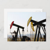 Pumpjacks Postkarte (Vorne/Hinten)