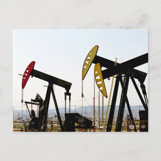 Pumpjacks Postkarte (Vorderseite)