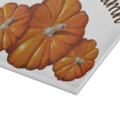 Pumpkantplatine Schneidebrett (Ecke)