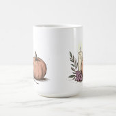 Pumpkanzel mit weichem Glühen Kaffeetasse (Mittel)