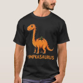 Pumpkasaurus Pumpkin Dinosaur Funny Halloween T-Shirt (Vorderseite)