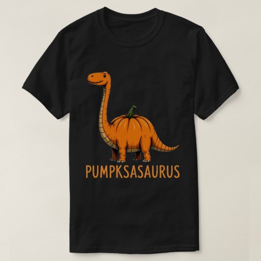 Pumpkasaurus Pumpkin Dinosaur Funny Halloween T-Shirt (Design vorne)