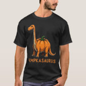 Pumpkasaurus Pumpkin Dinosaur Funny Halloween T-Shirt (Vorderseite)