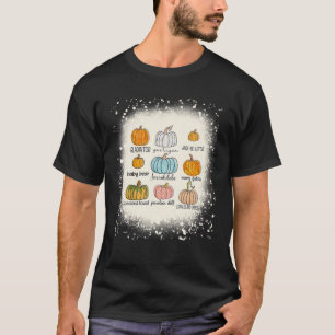 Pumpkentypen und -sorten Niedliches Pumpkin-Gesche T-Shirt