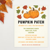Pumpketten und Autumn lassen Custom Pumpkin Patch