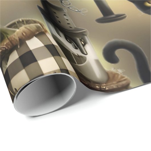 Pumpkettenpapier Geschenkpapier (Rolleneckpunkt)