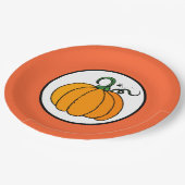 Pumpkettenpapierplatte Pappteller (Schrägansicht)