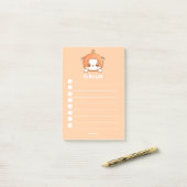 Pumpki Mochi Anpassbar, um Postit Notes zu erstell Post-it Klebezettel (Auf Schreibtisch)