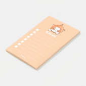 Pumpki Mochi Anpassbar, um Postit Notes zu erstell Post-it Klebezettel (angewinkelt)