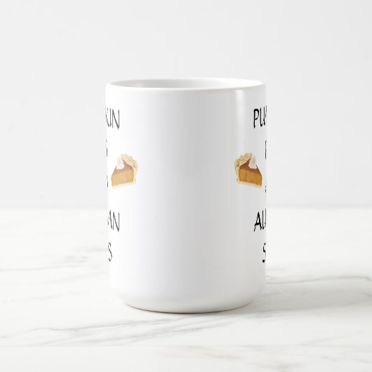 Pumpkiefer und Herbsthimmel Kaffeetasse (Mittel)