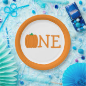 Pumpkin 1. Geburtstag Pappteller (Party)