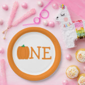 Pumpkin 1. Geburtstag Pappteller (Party)