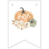 Pumpkin 1. Geburtstag Wimpelkette (Erste Fahne)