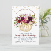 Pumpkin 5. Geburtstagseinladung Einladung (Stehend Vorderseite)