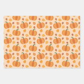 Pumpkin, Acorn und Leaf Geschenkpapier Set (Vorderseite 2)