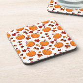 Pumpkin Acorns| Herbst Cork Drink Untersetzer (Linke Seite)