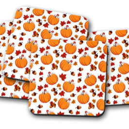 Pumpkin Acorns| Herbst Cork Drink Untersetzer