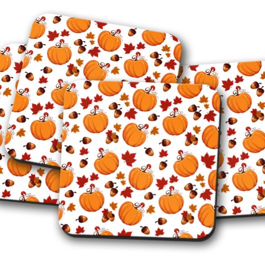 Pumpkin Acorns| Herbst Cork Drink Untersetzer