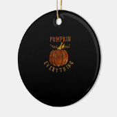 Pumpkin Alles Liebe Fall Pumpkin Gewürzsaison fall Keramik Ornament (Links)