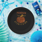 Pumpkin Alles Liebe Fall Pumpkin Gewürzsaison fall Pappteller (Party)