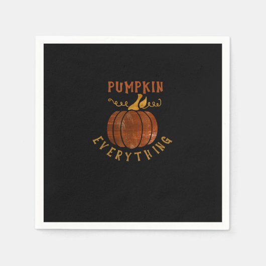 Pumpkin Alles Liebe Fall Pumpkin Gewürzsaison fall Serviette (Vorderseite)