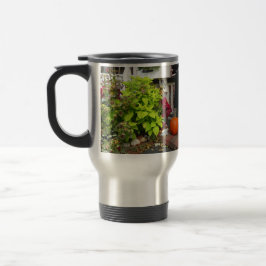 Pumpkin and Coleus - Martha's Vineyard Reisebecher