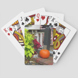 Pumpkin and Coleus - Martha's Vineyard Spielkarten