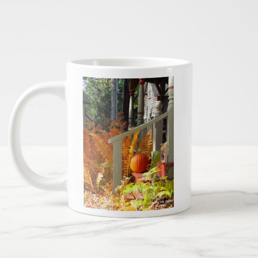 Pumpkin and Ferns - Martha's Vineyard Jumbo-Tasse (Links)