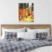 Pumpkin and Ferns - Martha's Vineyard Leinwanddruck (Insitu (Schlafzimmer))