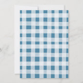 Pumpkin and Football Boy Baby Shower Einladung (Rückseite)