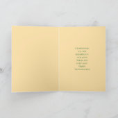 Pumpkin and Leaves Thanksgiving Karte (Innenseite)