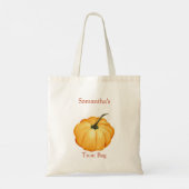 Pumpkin Aquarelltasche mit Leckerei Tragetasche (Rückseite)
