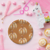 Pumpkin Art Custom Paper Teller (Party)