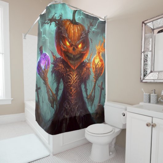 Pumpkin Art Duschvorhang (Beispiel)