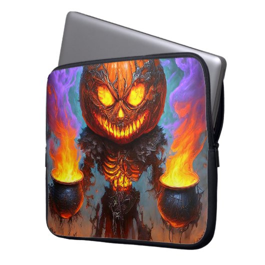 Pumpkin Art Laptopschutzhülle (Vorderseite Links)