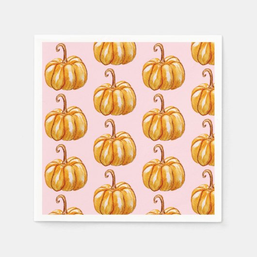 Pumpkin Art Paper Napkins Serviette (Vorderseite)