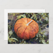 Pumpkin Art Postkarte (Vorne/Hinten)